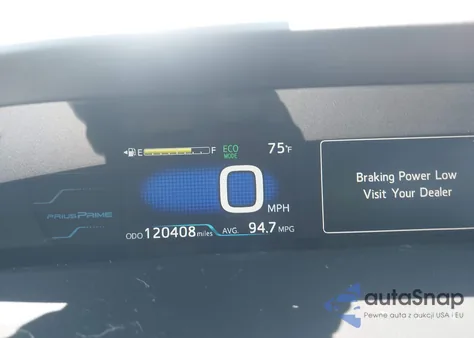 2017 Toyota Prius Prime Advanced/Plus/Premium из США, поврежденный, VIN JTDKARFP3H3046950